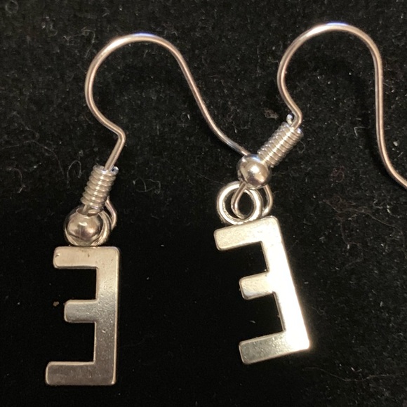 Earrings (Initials) - Picture 2 of 3